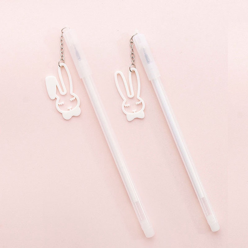 Rabbit Shape Black Ink Pen for School / Office