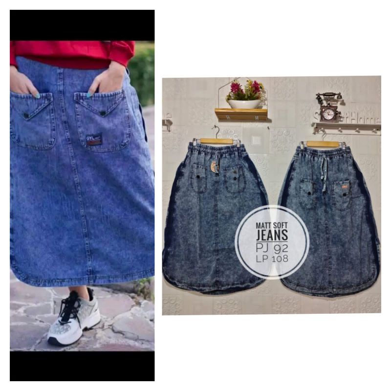 rok jeans oval jumbo