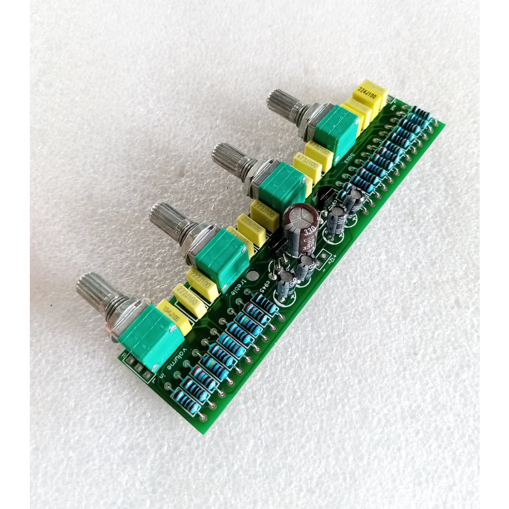 Modul Stereo Tone Control 2 Transistor Plus Middle