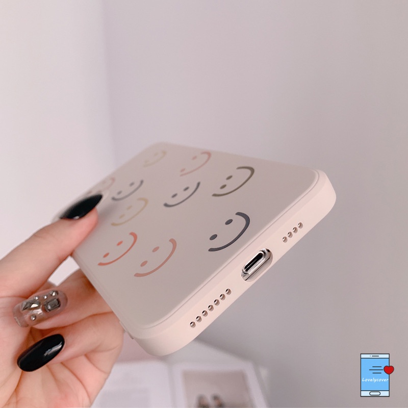 Sweet Bear Soft Case Oppo A54  Reno 6 5 4 A35 A53 2020 A5s  A94 A33 2020 A31 2020 A32 A12  A3s A7 A11 A5 A9 2020 A74 A12e A92 A52 A72 Reno4F  Smiley Protective Cover-8