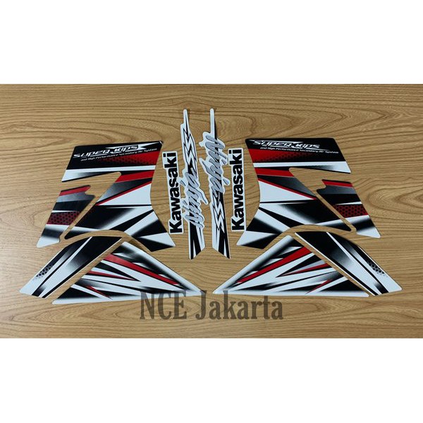 STIKER STRIPING NINJA SS 2013 PUTIH