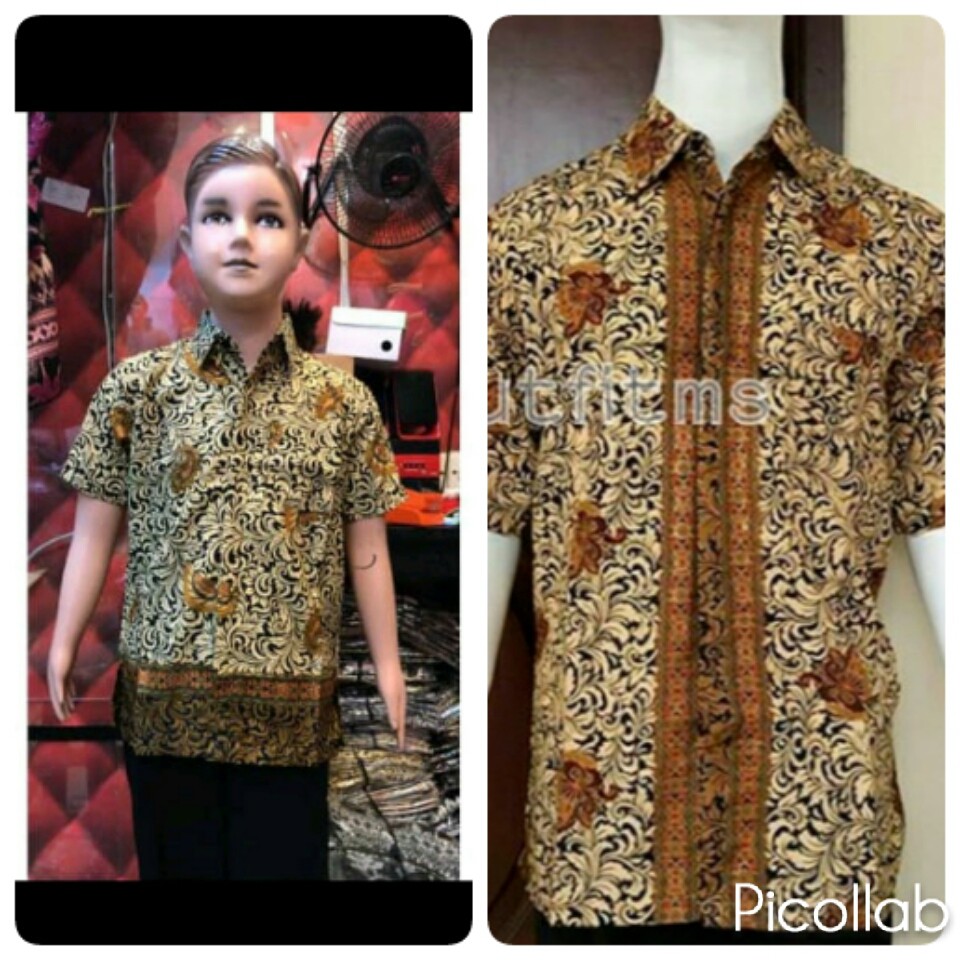 Cauple Kemeja Batik Ayah Dan Anak