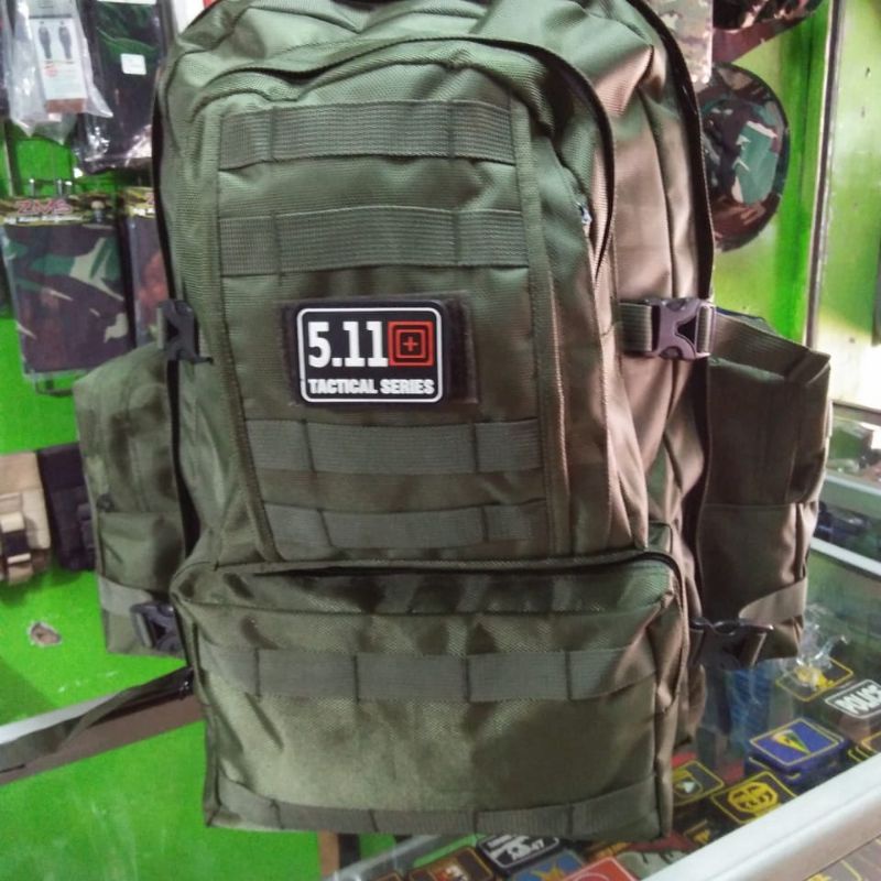 Tas ransel tentara hijau army Jumbo/tas punggung pria tactical/Tas model medis Kualitas super Kuat