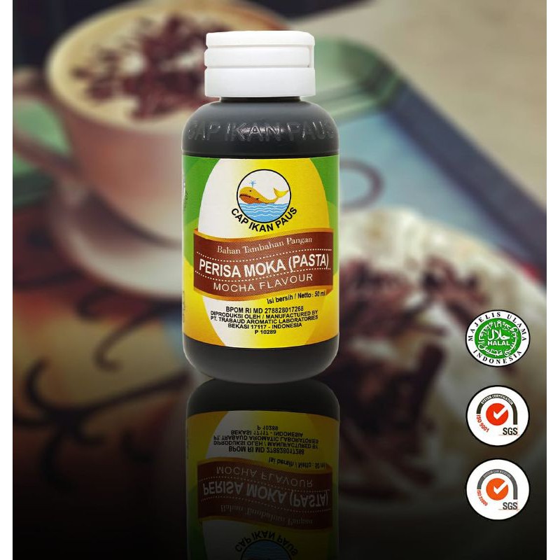 

Perisa Moka Pasta Mocha Flavor Cap Ikan Paus 50 ml (6 pcs)
