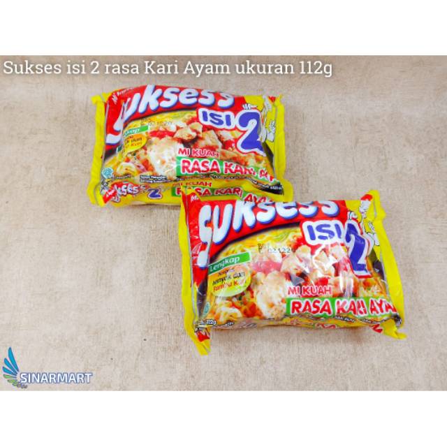 

MIE SUKSES KARI AYAM ISI 2 PCS 112G