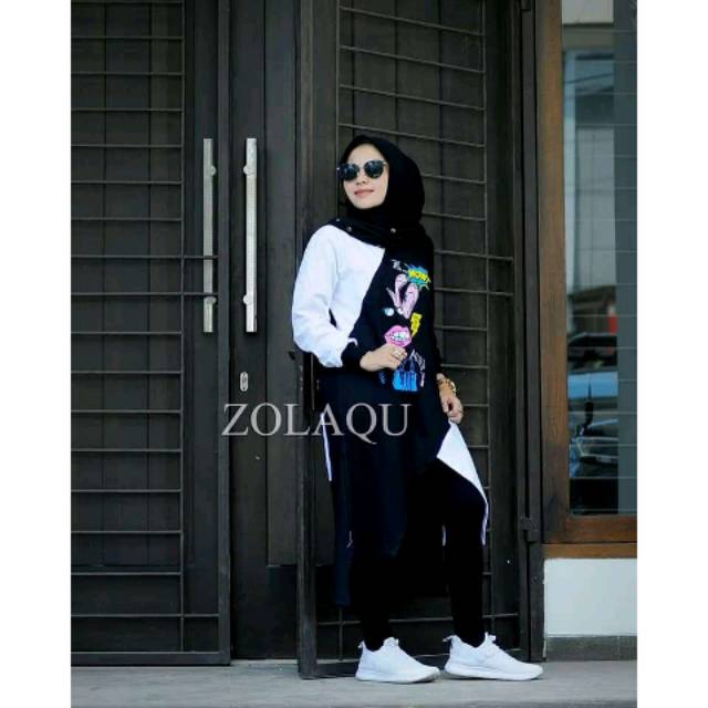 tunik pow ZOLAQU ori.