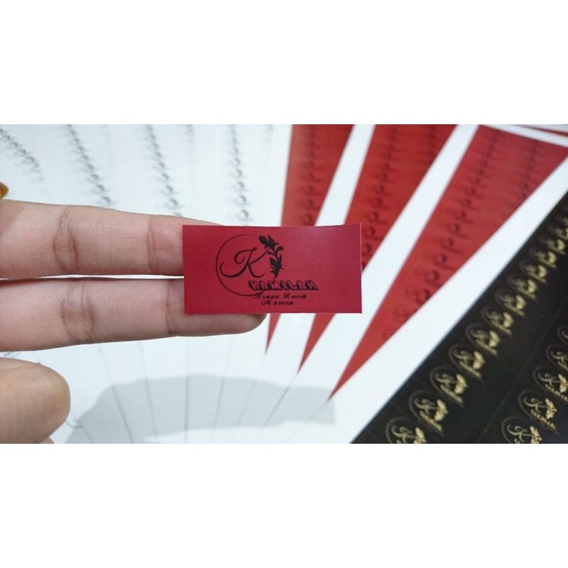 

sticker label kemasan