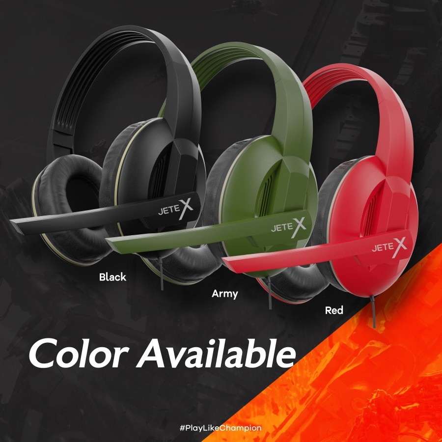 HEADSET GAMING | HEADPHONE GAMING NOISE CANCELLATION JETE-X GA3