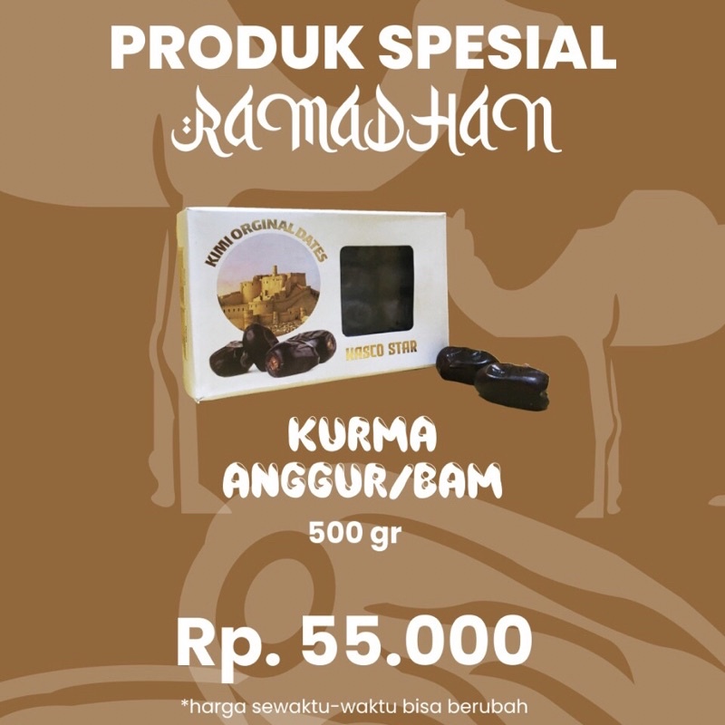 

Kurma Anggur BAM 600gr