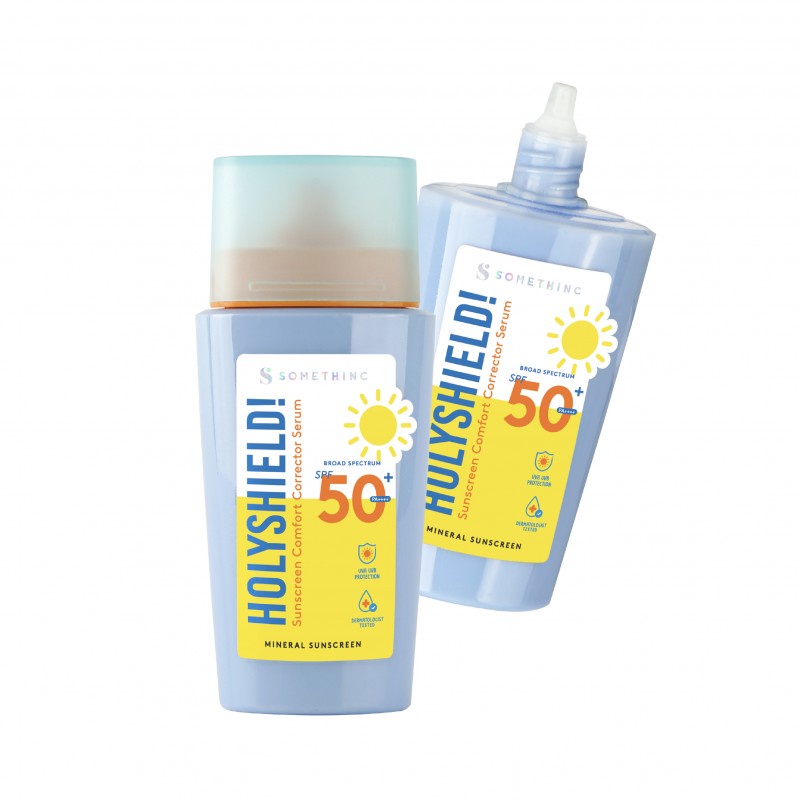 ✨ AKU MURAH ✨ SOMETHINC Holyshield Sunscreen Comfort Corrector Serum SPF 50 PA++++ 15ml // 50ml BPOM