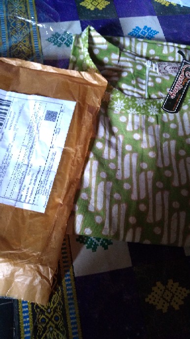 Tunik Soft Seling Andjani Ready Xxl Baju Batik Kantoran Wanita Formal Kondangan Katun Halus Casual