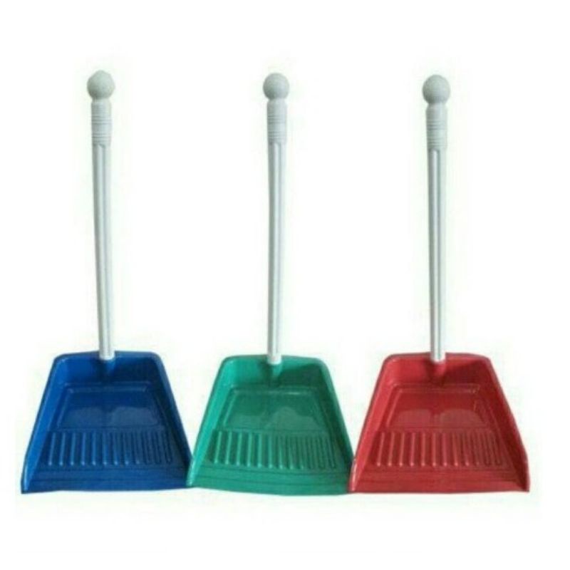 serok sampah gagang plastik/serok sampah/pengki sampah