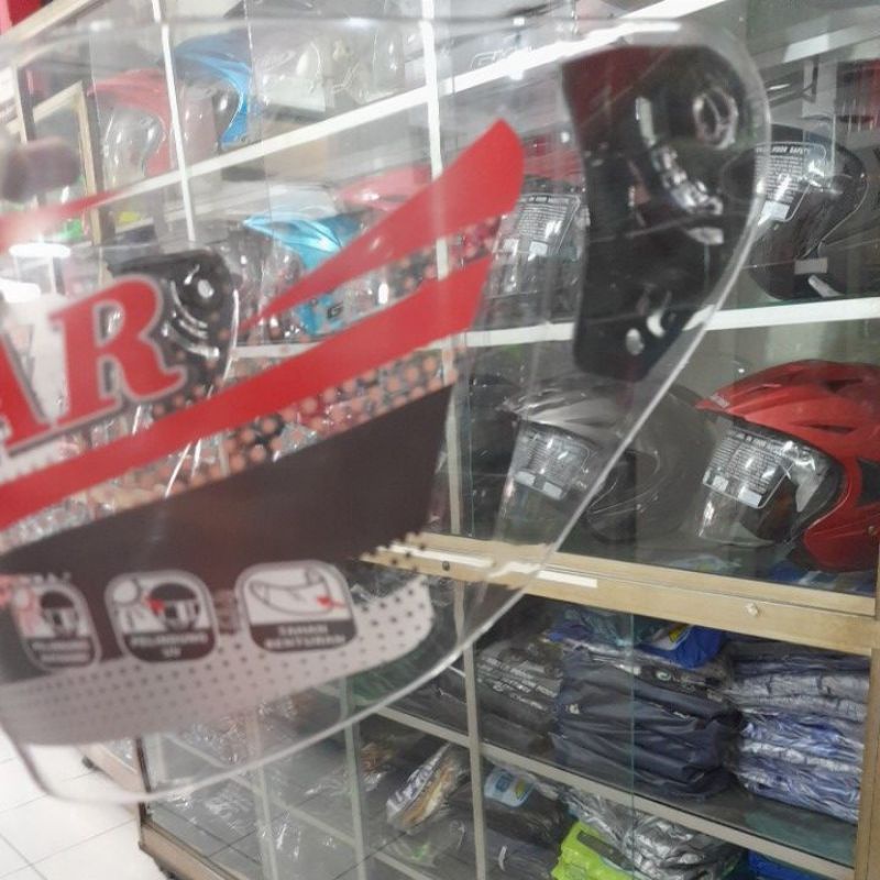 KACA HELM KYT DJ MARU,INK CETRO, GIX,GMT, tambah breket   (berket nya sama bisa di pasang)ter baik dan termurah