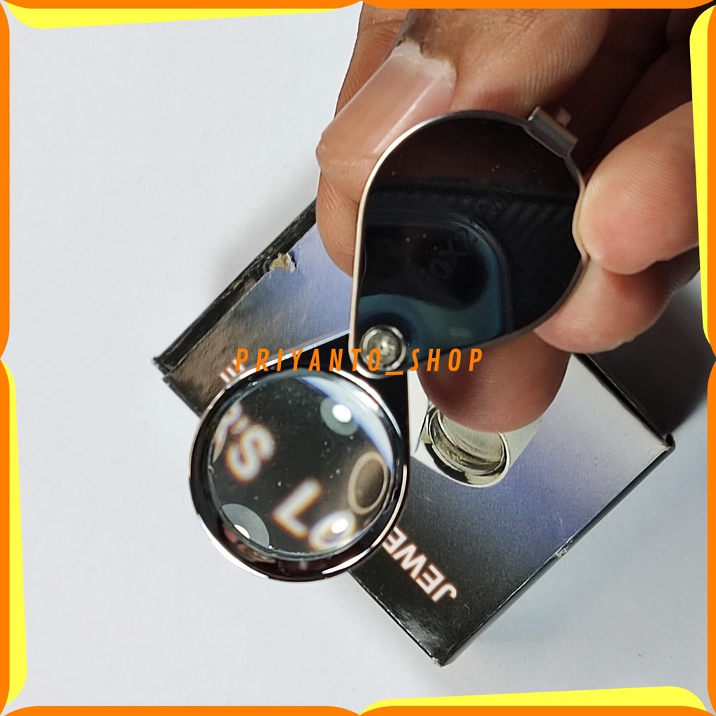 Termurah Alat pembesar reparasi service jam tangan jeweler's loupe eyeloop