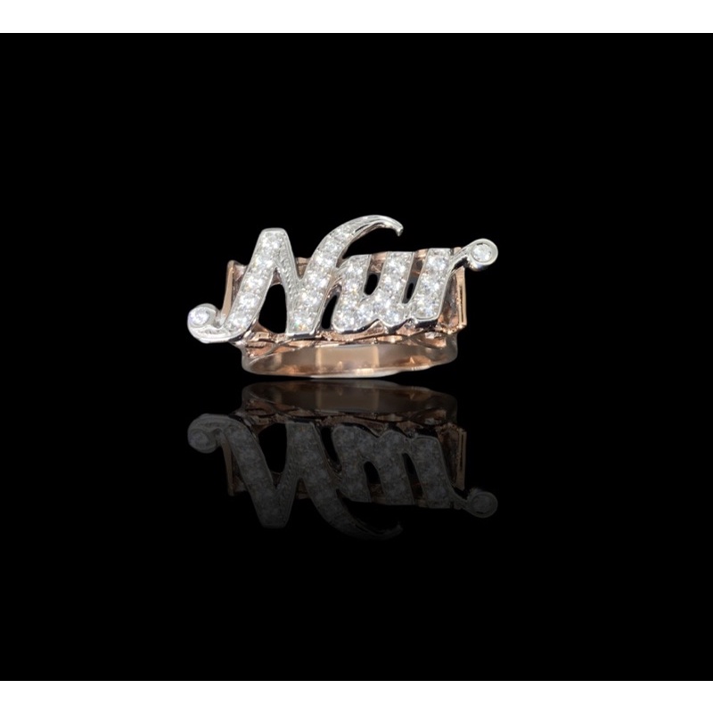 Cincin Berlian Eropa custom nama