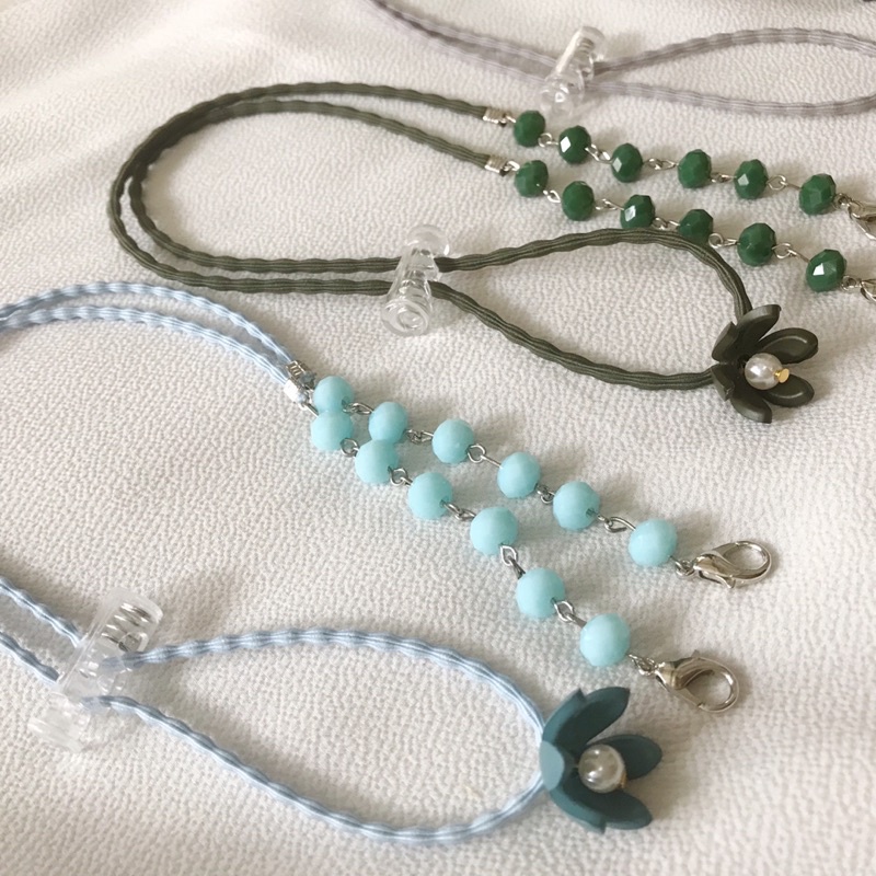 2in1 Strap Masker Crystal