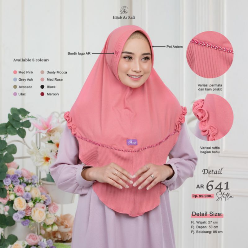 Ar641 bergo ternew by hijab arrafi 2022