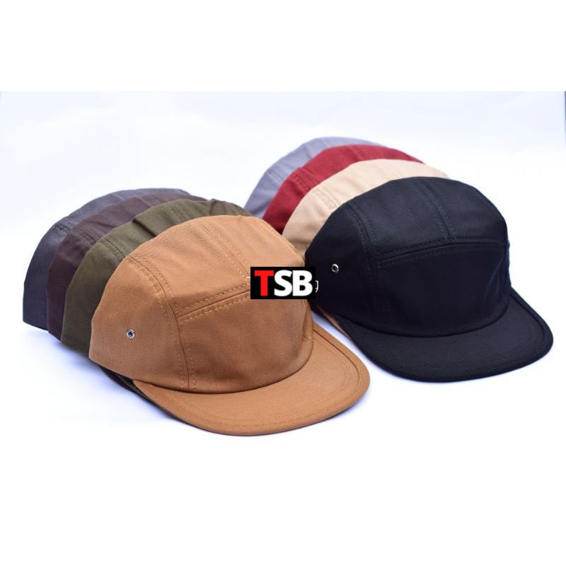TOPI SNAPBACK 5 PANEL / TOPI 5 PANEL POLOS PRIA / TOPI FIVE PANEL