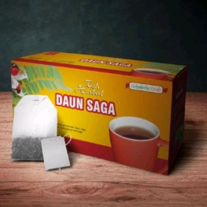 

teh celup daun saga baik untuk sariawan