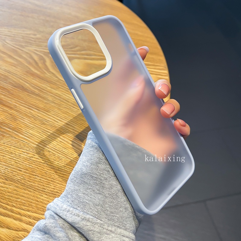 Hard Case Tahan Sidik Jari Warna Permen Untuk Iphone 11 Pro Max Xr X Xs Max 7plus 8plus