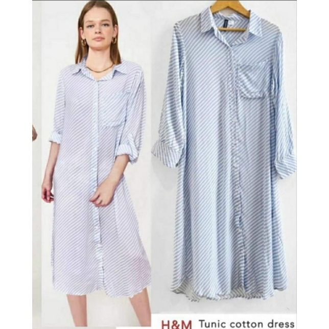 HM Sriped Tunic Dress Original Branded