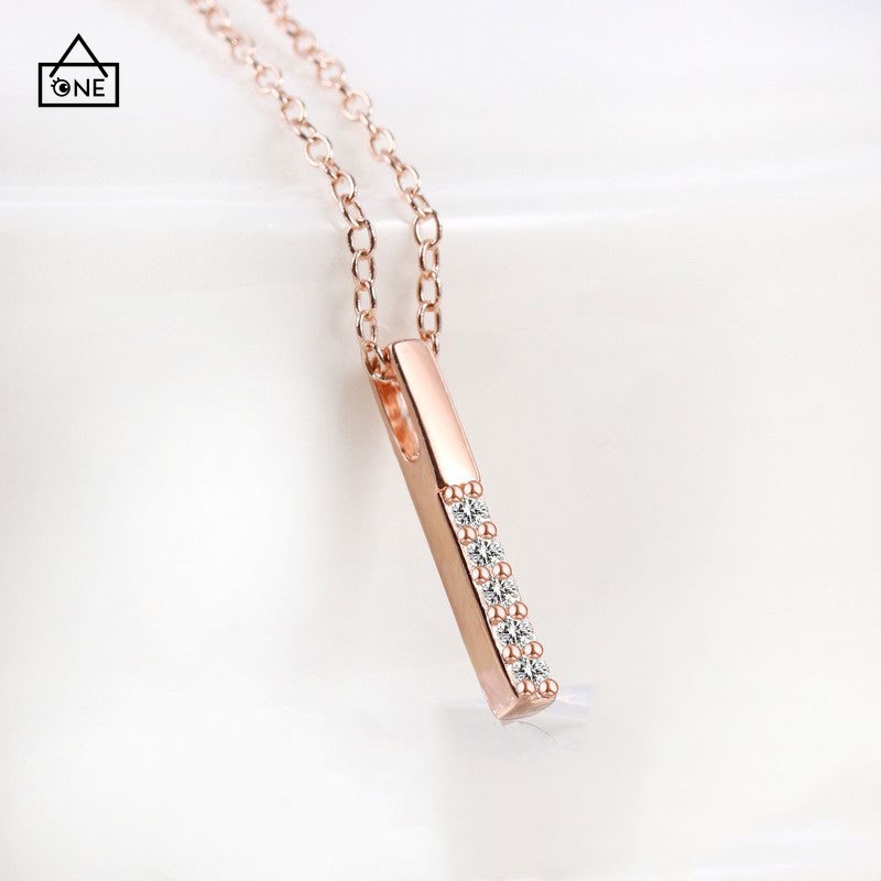 COD❤Korea Kalung Gaya Minimalis Geometris Panjang Wanita Rantai Klavikula Liar A one