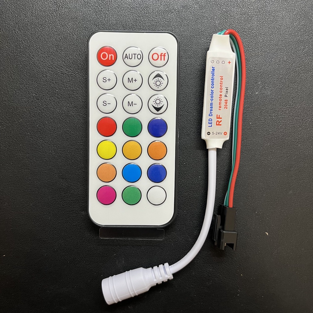 Remote Rf 21 pin untuk Flexible RGB gerak ws 1903