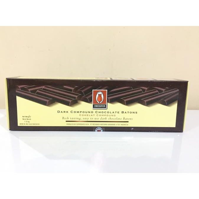 

Coklat Stick Chocolate Batons Compound Sticks Cokelat Tulip 500gr