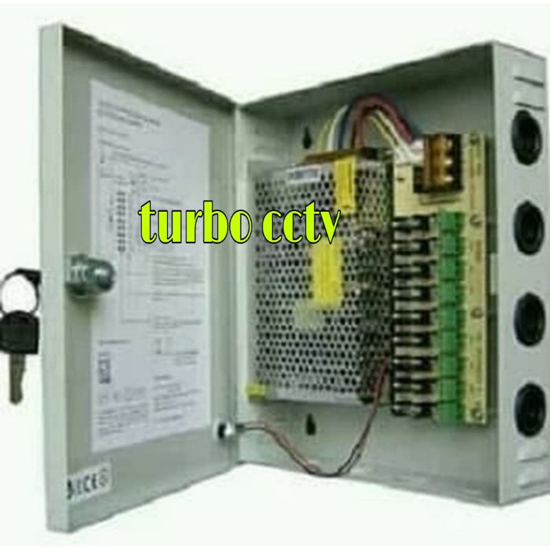 Power supply box 12V-10A 9channel