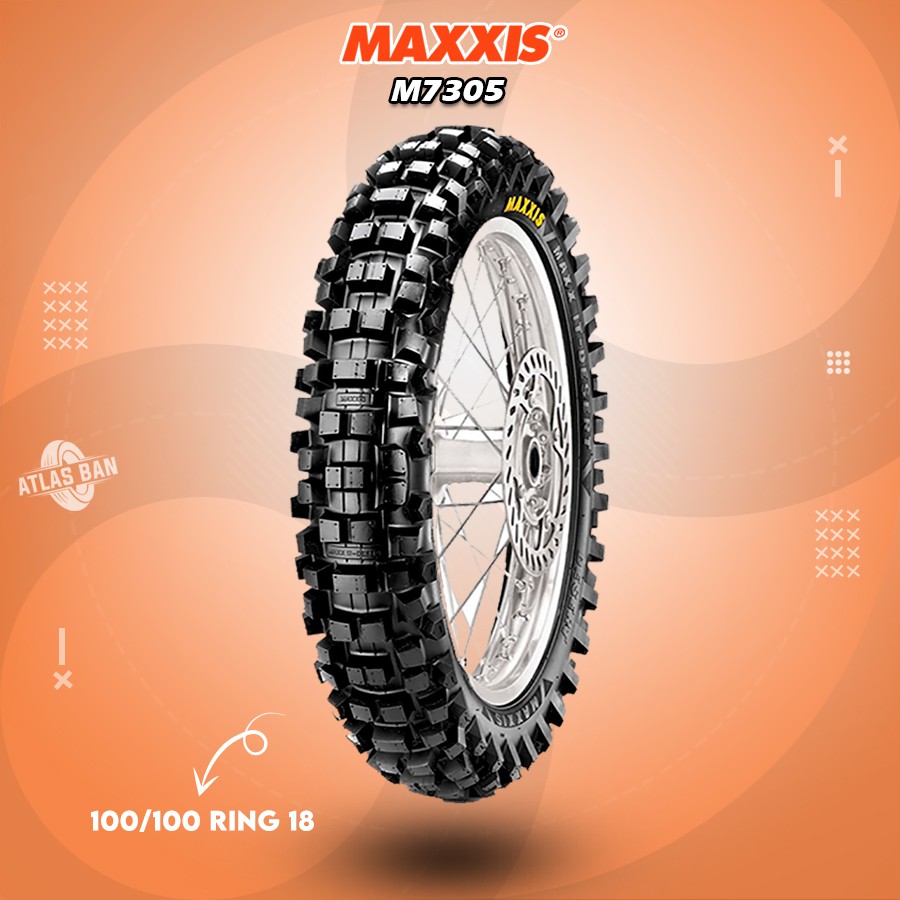 Ban Belakang Motor TRAIL HONDA CRF - KAWASAKI KLX IMPORT MAXXIS M7305 100/100 Ring 18