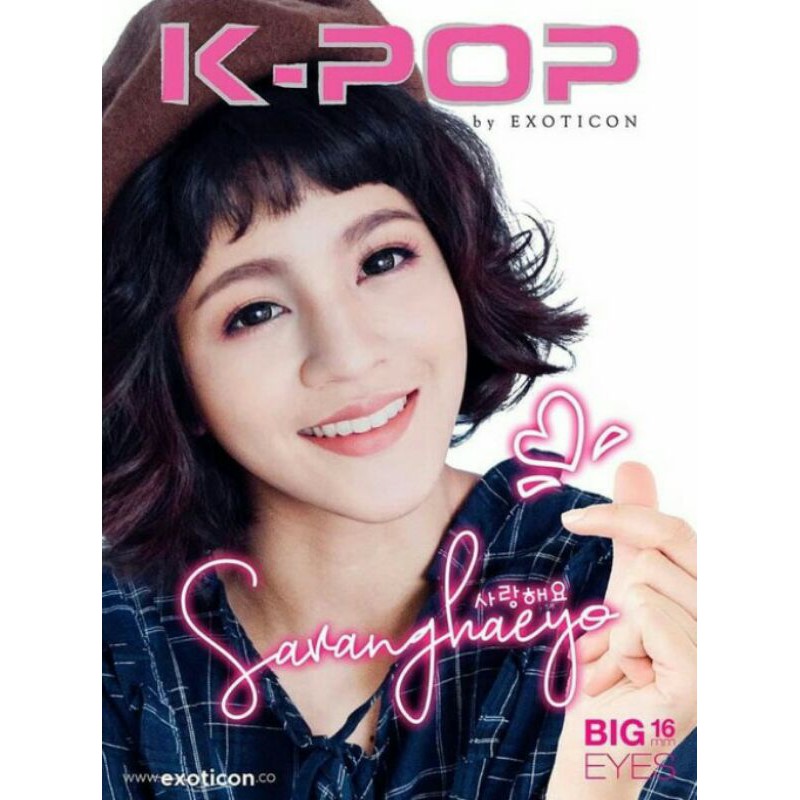 k pop exoticon x2 softlens Normal K-Pop kpop lensa kontak soflen