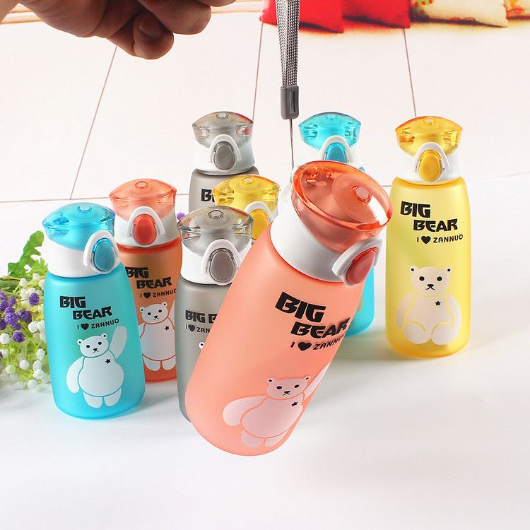 Botol Minum TRENDY Tempat Minum Tali BIG BEAR BPA FREE 500ml