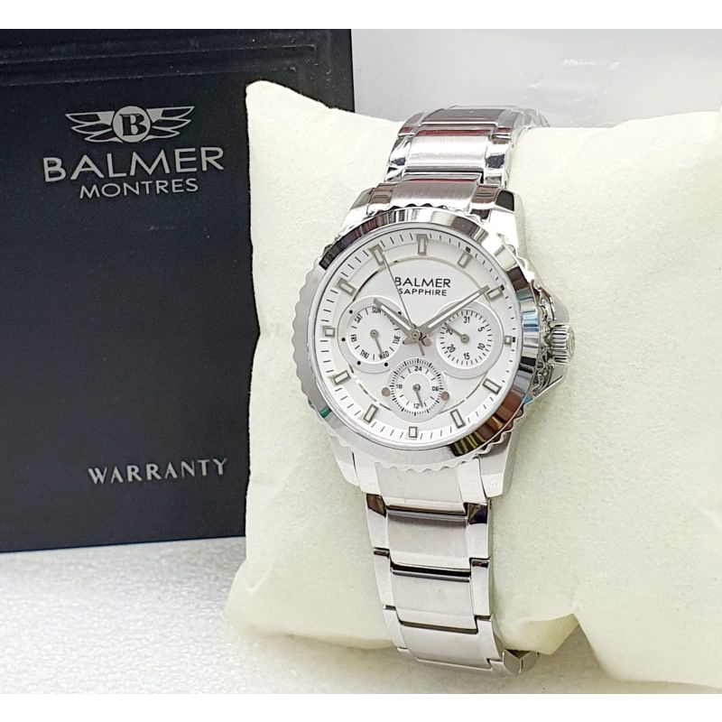 JAM TANGAN WANITA BALMER 8131 CHRONO STAINLESS ORIGINAL