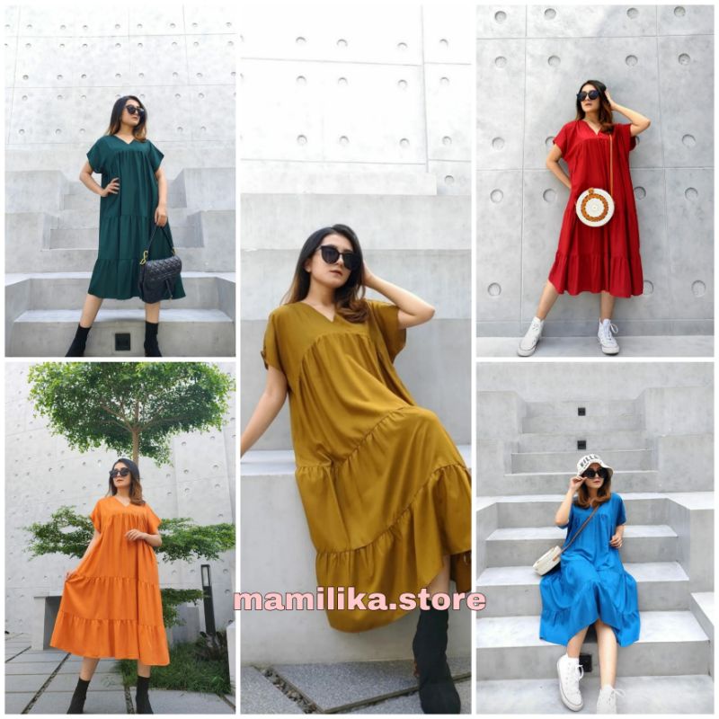 [BEST SELLER] KANZIA HOMEDRESS | MASAYU DRESS | DASTER KEKINIAN | DASTER CANTIK | DASTER VIRAL | DRESS CASUAL