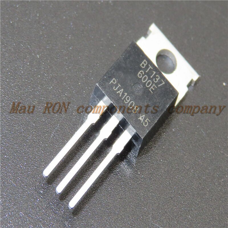 10pcs Ic BT137-600E BT137-600 TO220 TO-220 BT137 Triacs sensitive gate 8A / 600V