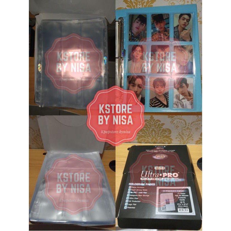 Ultra PRO Platinum Sleeve 9P 9 Pocket Photocard 11 Holes