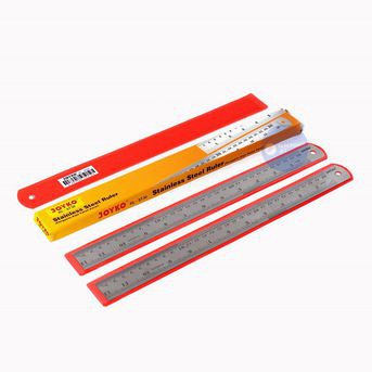 

Penggaris besi JOYKO 30 cm bahan tebal - mistar besi 30 cm JOYKO - RL-ST30 - satuan