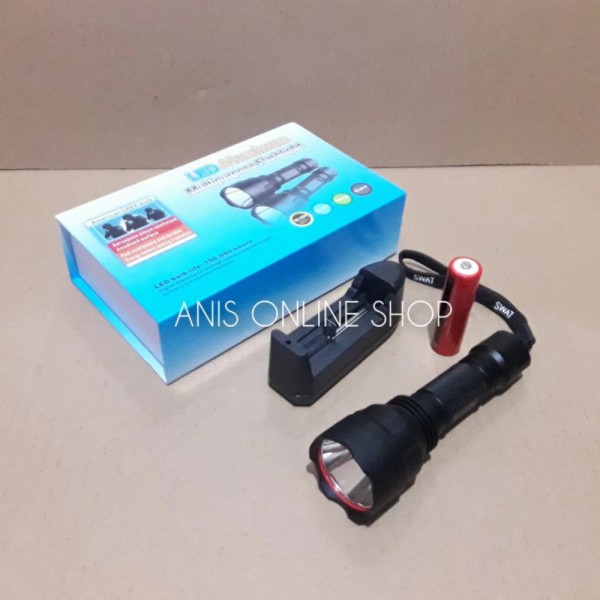 Nyala Promo  Senter Senter Kuning  Kuning swat Berkualitas Senter C8 C8