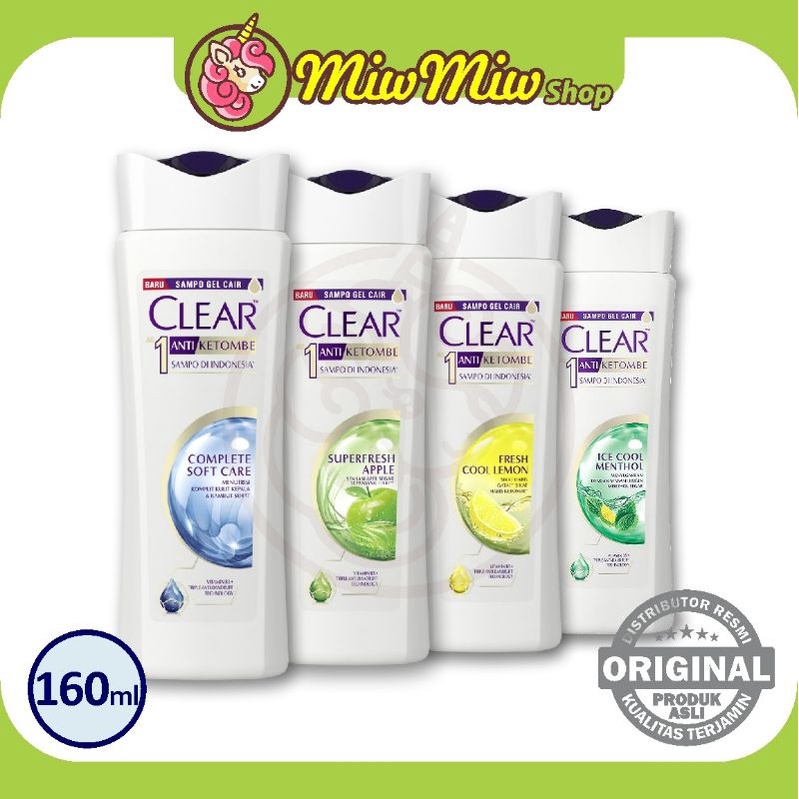 Shampoo Sampo Clear Anti Ketombe 160 ml