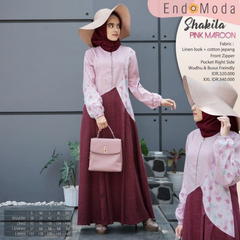 Gamis muslimah endomoda Shakila