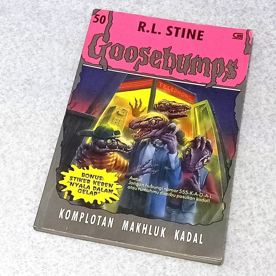 NOVEL GOOSEBUMPS KOMPLOTAN MAKHLUK KADAL