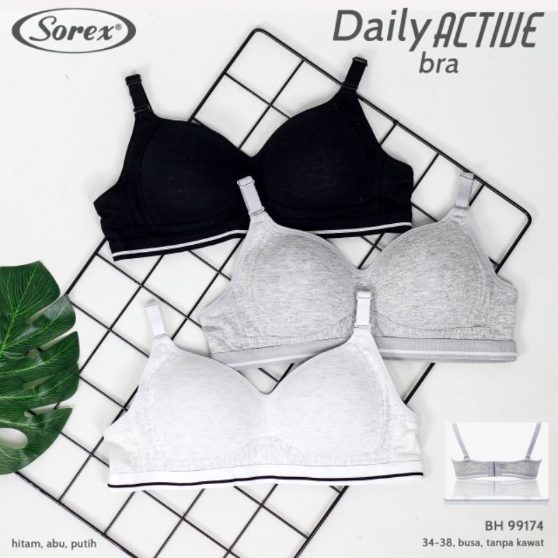 babybear Bra BH Sorex 9813 Tanpa Kawat Busa Tipis