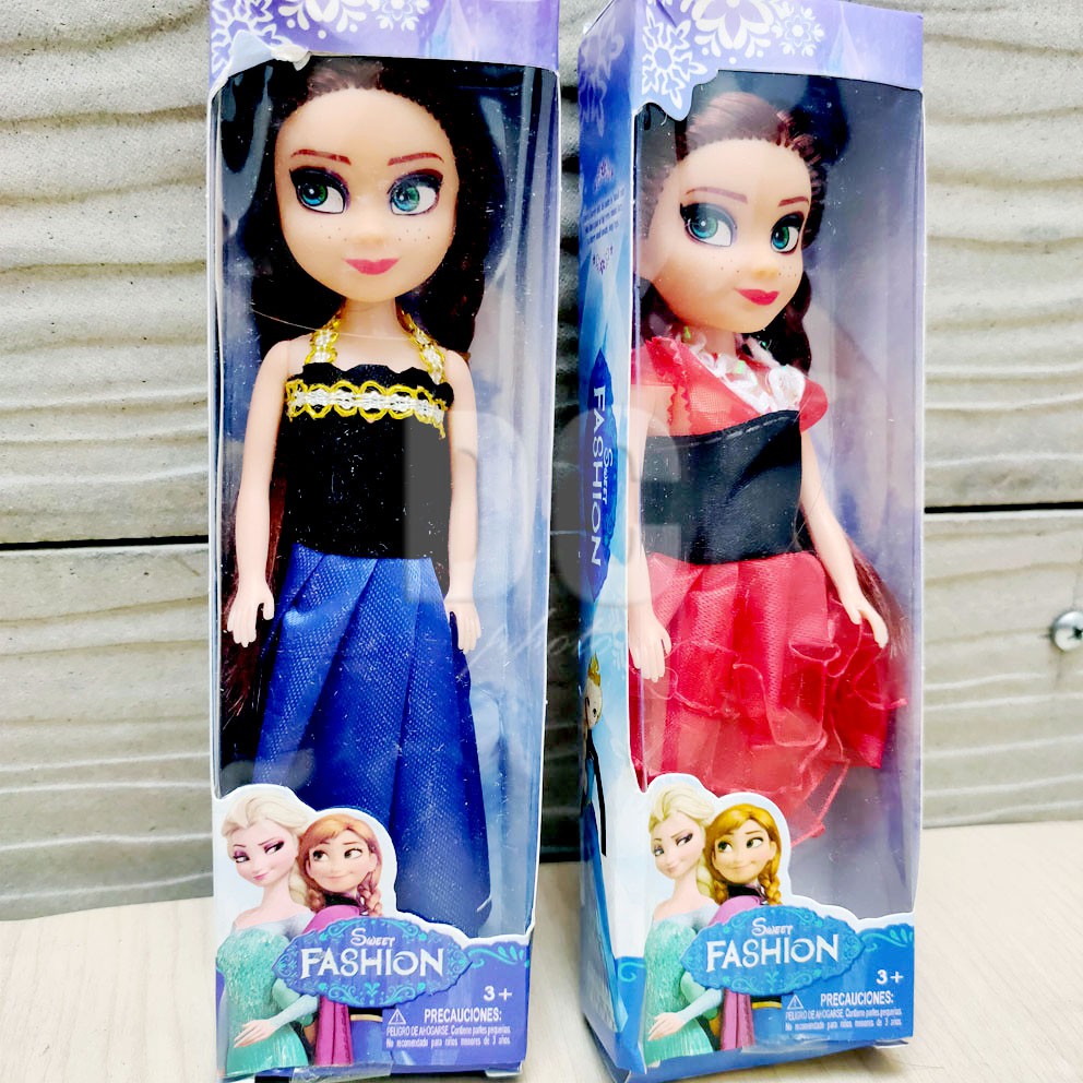 Boneka Berbie Putri Mini Frozen Princess Anna Elsa