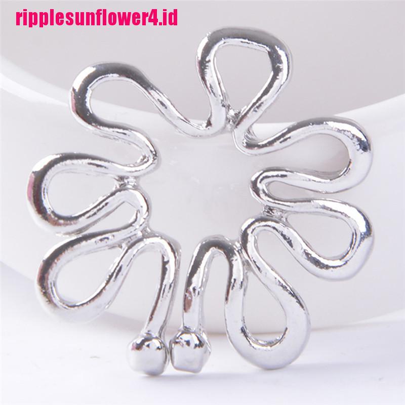 Cincin Pelindung Puting Model Clip On Tanpa Tindik Adjustable Untuk Wanita