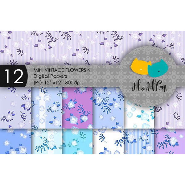 Mega Bundle 72 FloraL Patterns - JPEG Ultra HD