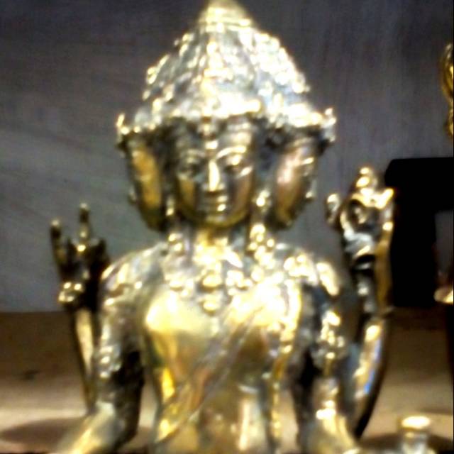 Patung Brahma Perunggu Dewa Pencipta