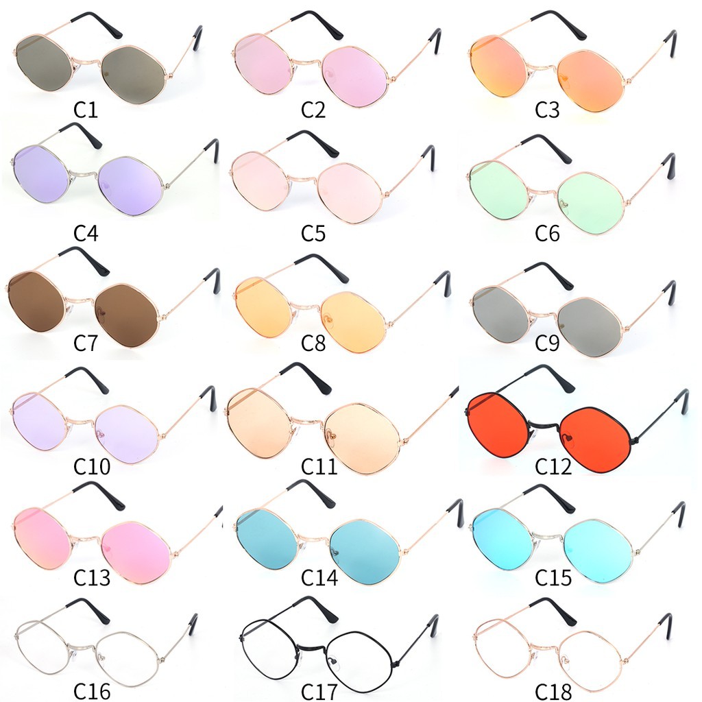 rowling(21-1)Kacamata Fashion Wanita&amp;Pria/Kacamata Fashion Gaya Trendy/New Casual Style Sunglasses Kacamata Fashion