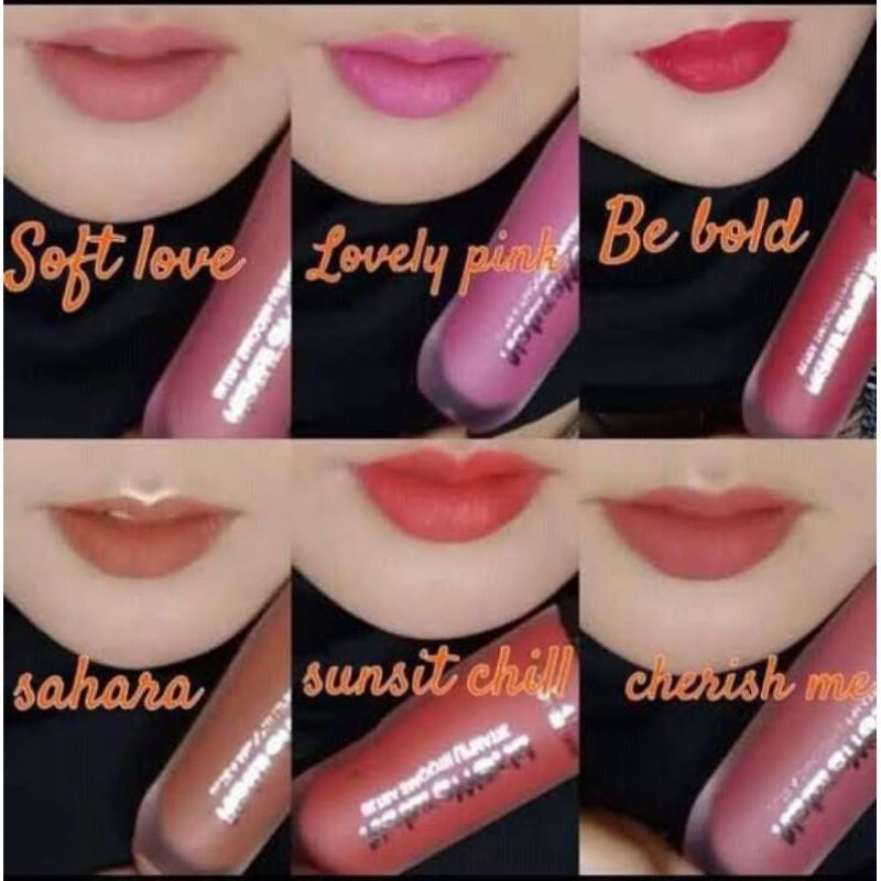 Lipmatte naturaworld sunset chill murah