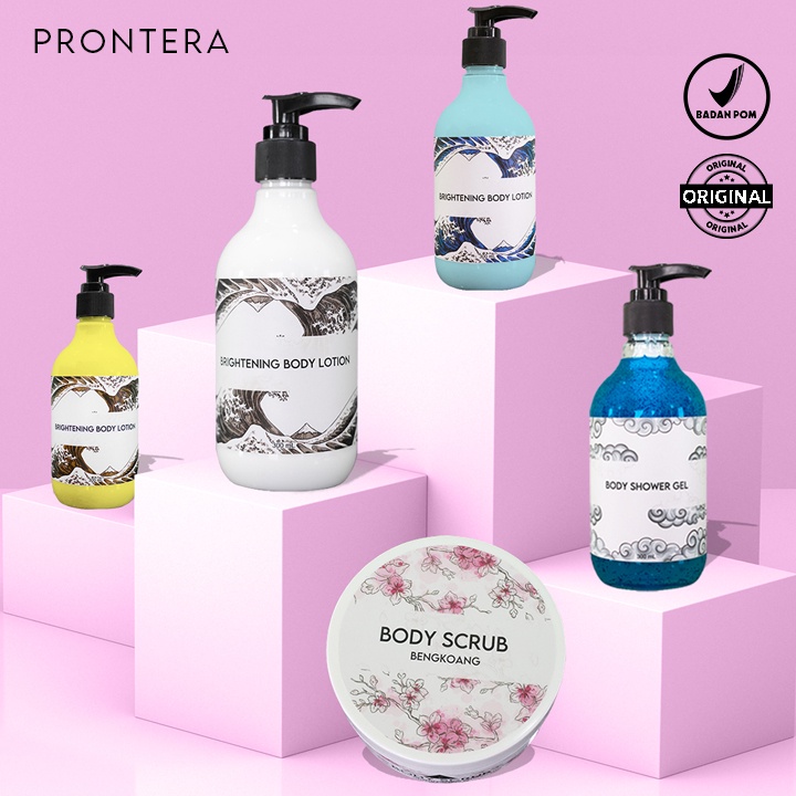 PRONTERA BODY LOTION | BODY SCRUB | SHOWER SCRUB | BPOM