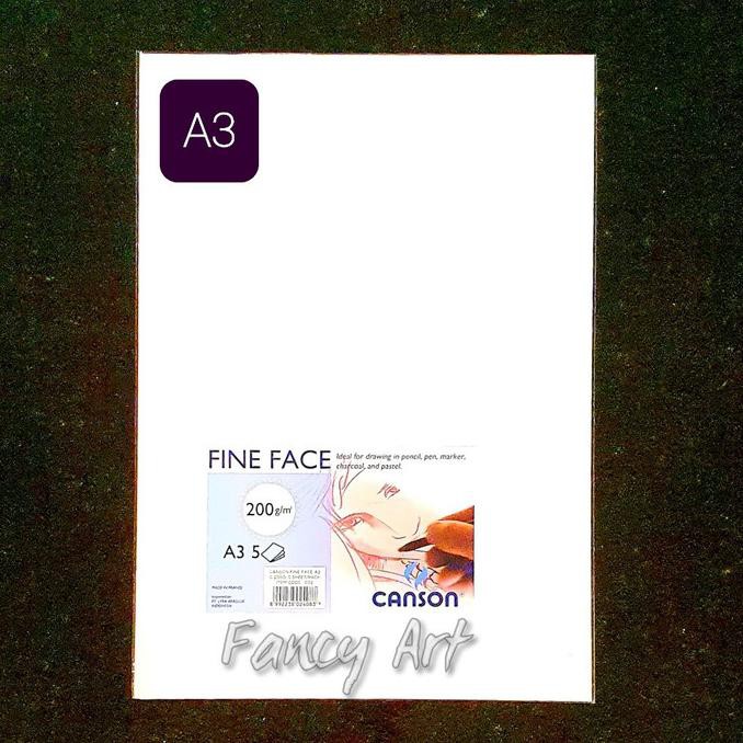 

Jualan Canson Fine Face Paper A3 200Gsm 5Sheets / Kertas Gambar Gilaa!!!